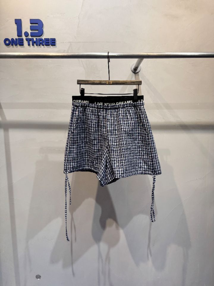 1.3東大門實拍女士新品推薦休閑26春夏真品熱賣人氣短褲1.3_ONE THREE短褲圖色1