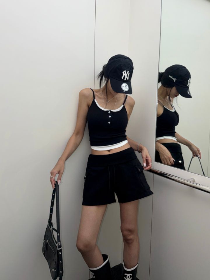 mars韓國代購女裝新款時尚熱賣人氣職業真品推薦休閑短褲mars短褲
