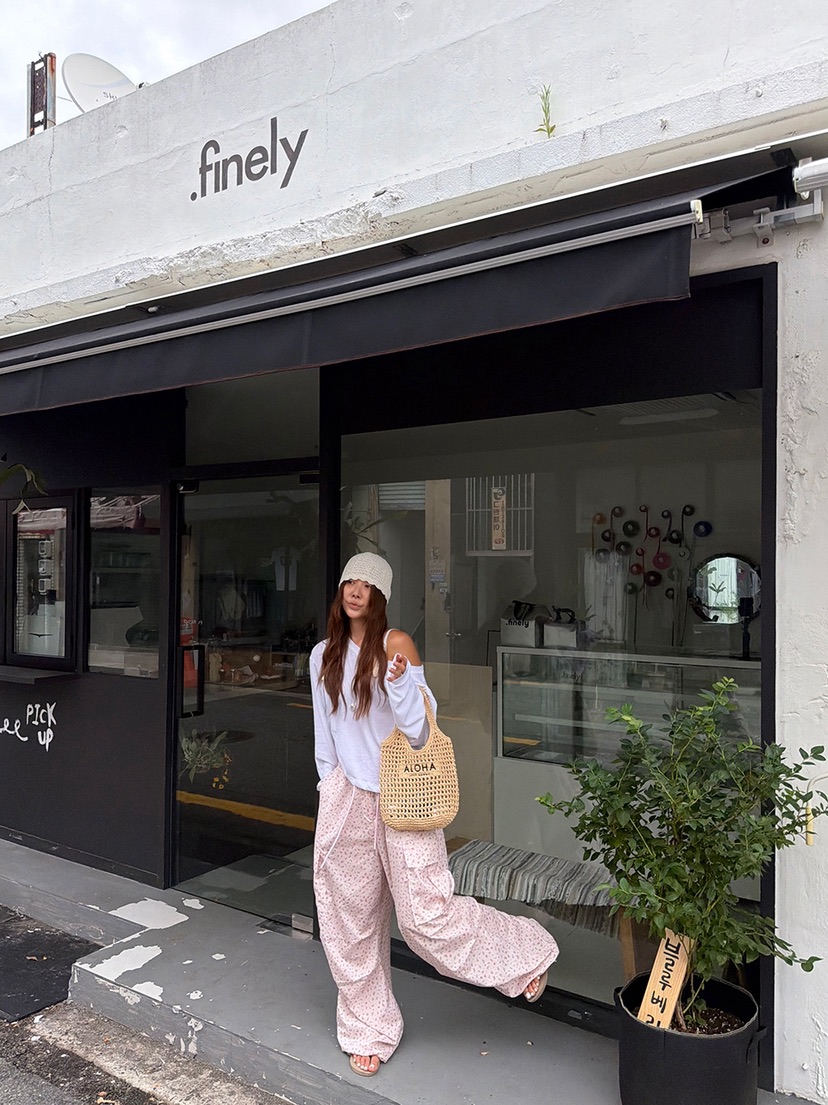 OKIE韓國代購女士新品休閑職業真品時尚推薦人氣熱賣休閑褲OKIE休閑褲