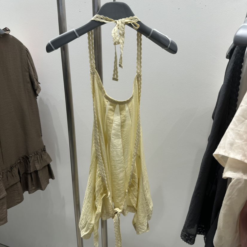 TARABY MOTION東大門代購女士新品休閑真品吊帶背心褶裥TARABY MOTION吊帶/背心