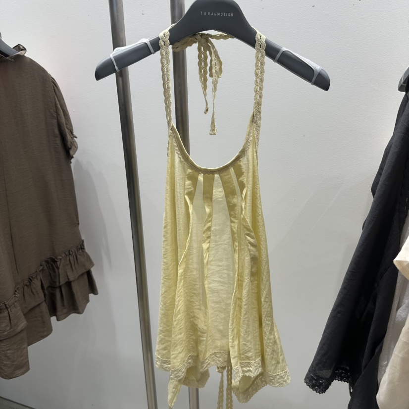 TARABY MOTION東大門代購女士新品休閑真品吊帶背心褶裥TARABY MOTION吊帶/背心圖色1