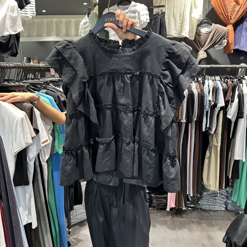 STAR-L韓國直郵女士新品熱賣時尚職業真品推薦襯衫蕾絲衫STAR-L襯衫/蕾絲衫圖色2