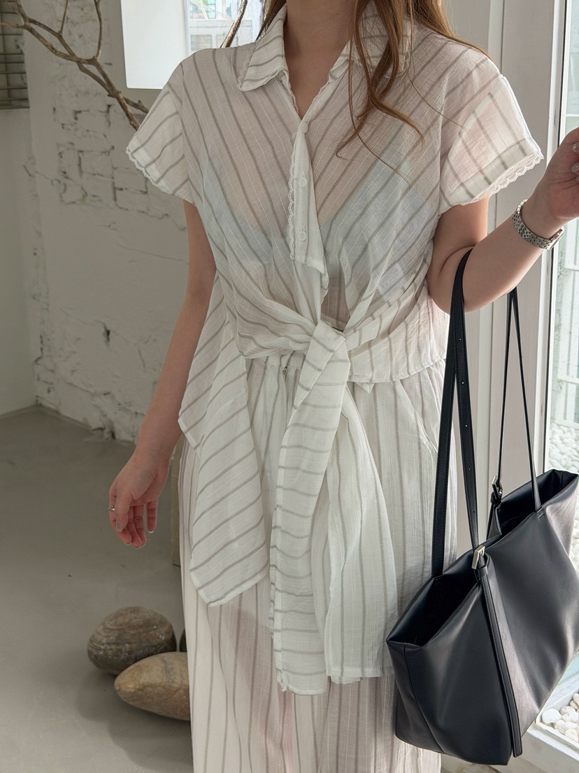 81 MARKET-L東大門直郵女裝新品人氣休閑26春夏襯衫蕾絲衫81 MARKET-L襯衫/蕾絲衫
