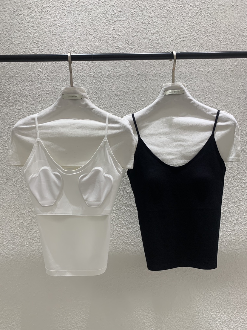LUCY SALON韓國代購女裝新款休閑時尚熱賣吊帶背心花朵無袖LUCY SALON吊帶/背心
