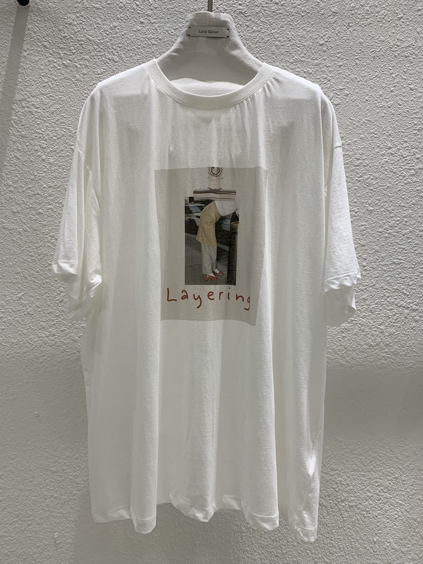 LUCY SALON韓國直郵女裝新品真品推薦熱賣時尚26春夏T恤疊穿LUCY SALONT恤圖色1