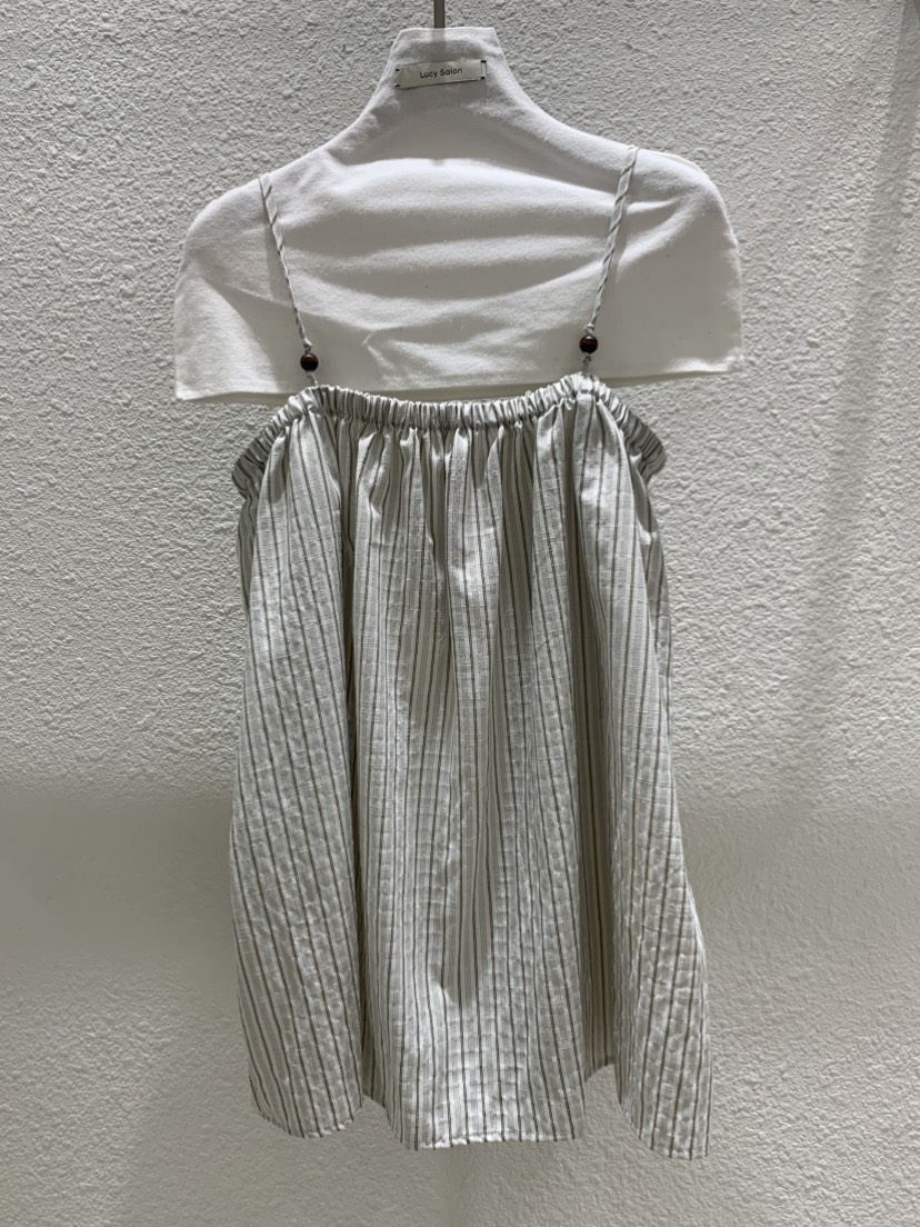 LUCY SALON東大門實拍女裝新品職業休閑時尚真品吊帶背心LUCY SALON吊帶/背心圖色2黑色條紋