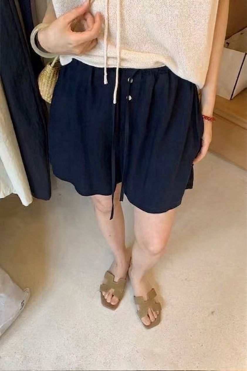 ONEMORETHING/GAMGAK東大門直郵女裝新品人氣休閑短褲紐扣ONEMORETHING/GAMGAK短褲圖色2