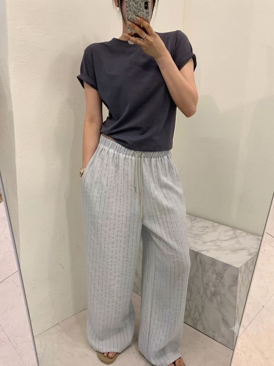 ONEMORETHING/GAMGAK東大門直郵女裝新款26春夏推薦休閑褲ONEMORETHING/GAMGAK休閑褲圖色1