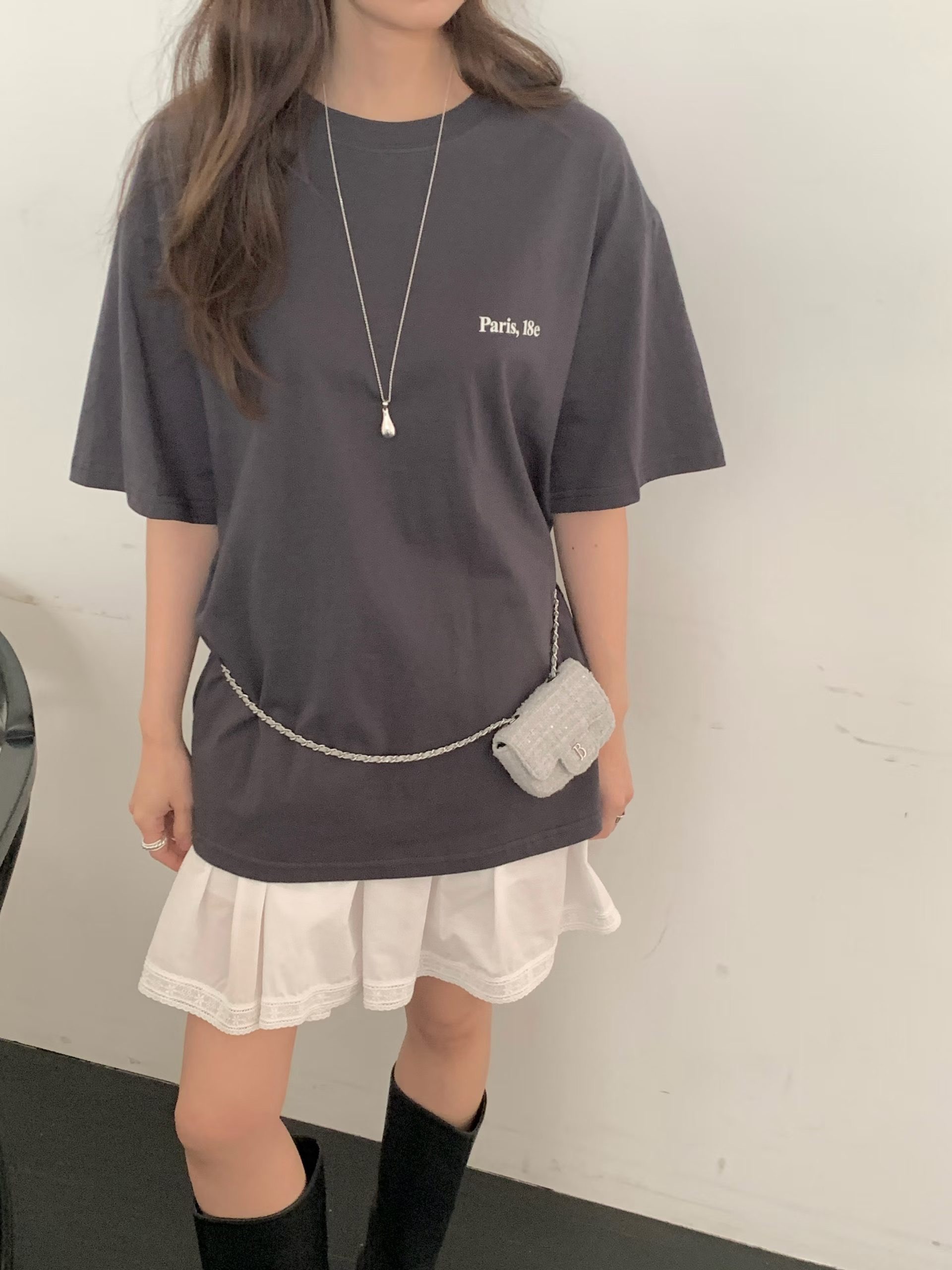 ONEMORETHING/GAMGAK韓國代購女裝新款推薦人氣時尚休閑T恤ONEMORETHING/GAMGAKT恤圖色1