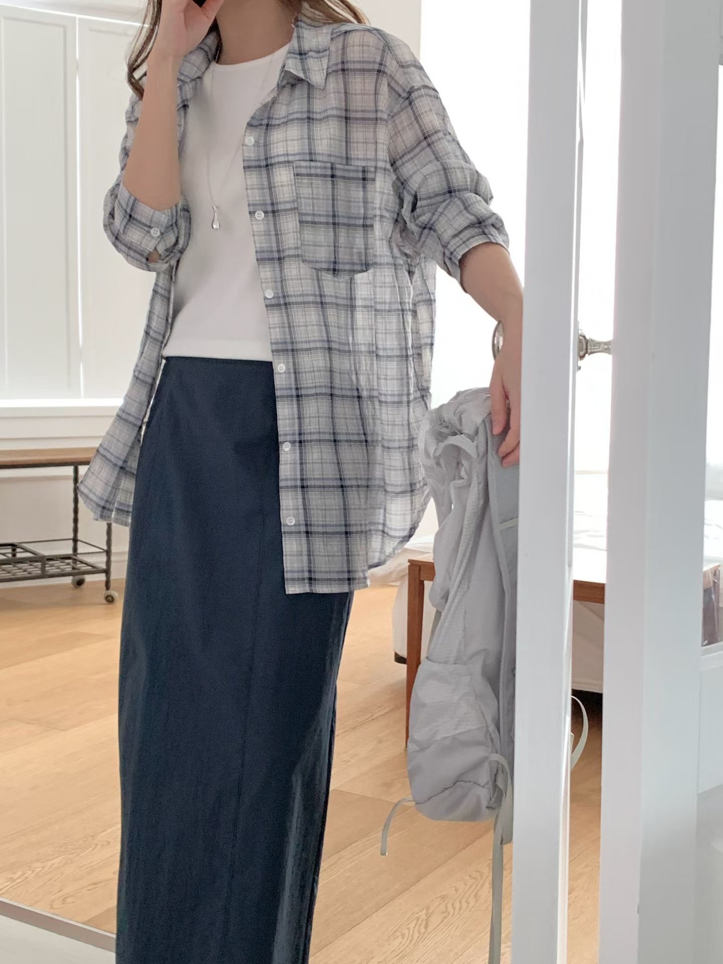ONEMORETHING/GAMGAK東大門代購女士新款26春夏襯衫蕾絲衫ONEMORETHING/GAMGAK襯衫/蕾絲衫