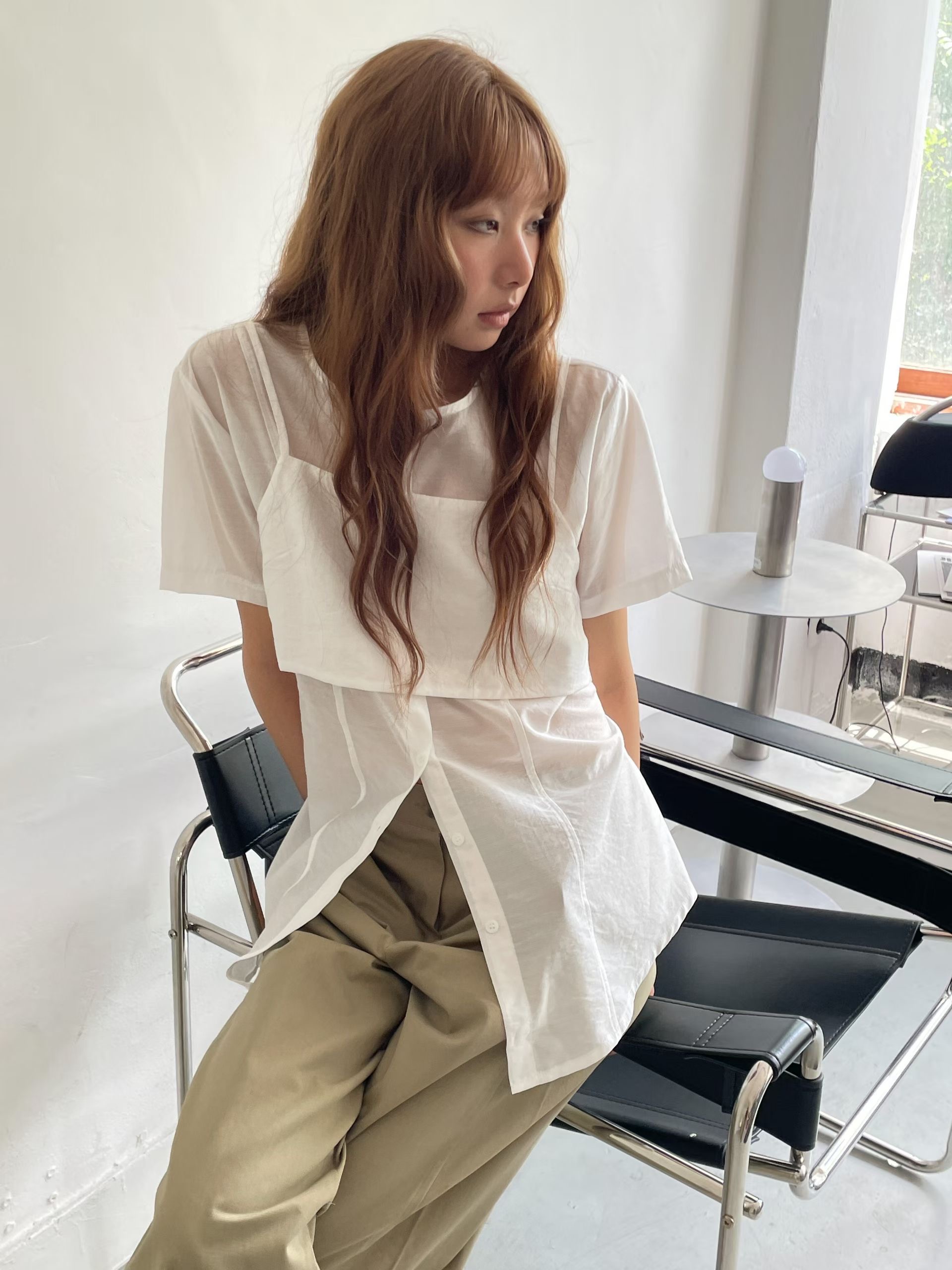 AWESOME-ot東大門實拍女士新品休閑26春夏真品人氣熱賣套裝AWESOME-ot套裝圖色2
