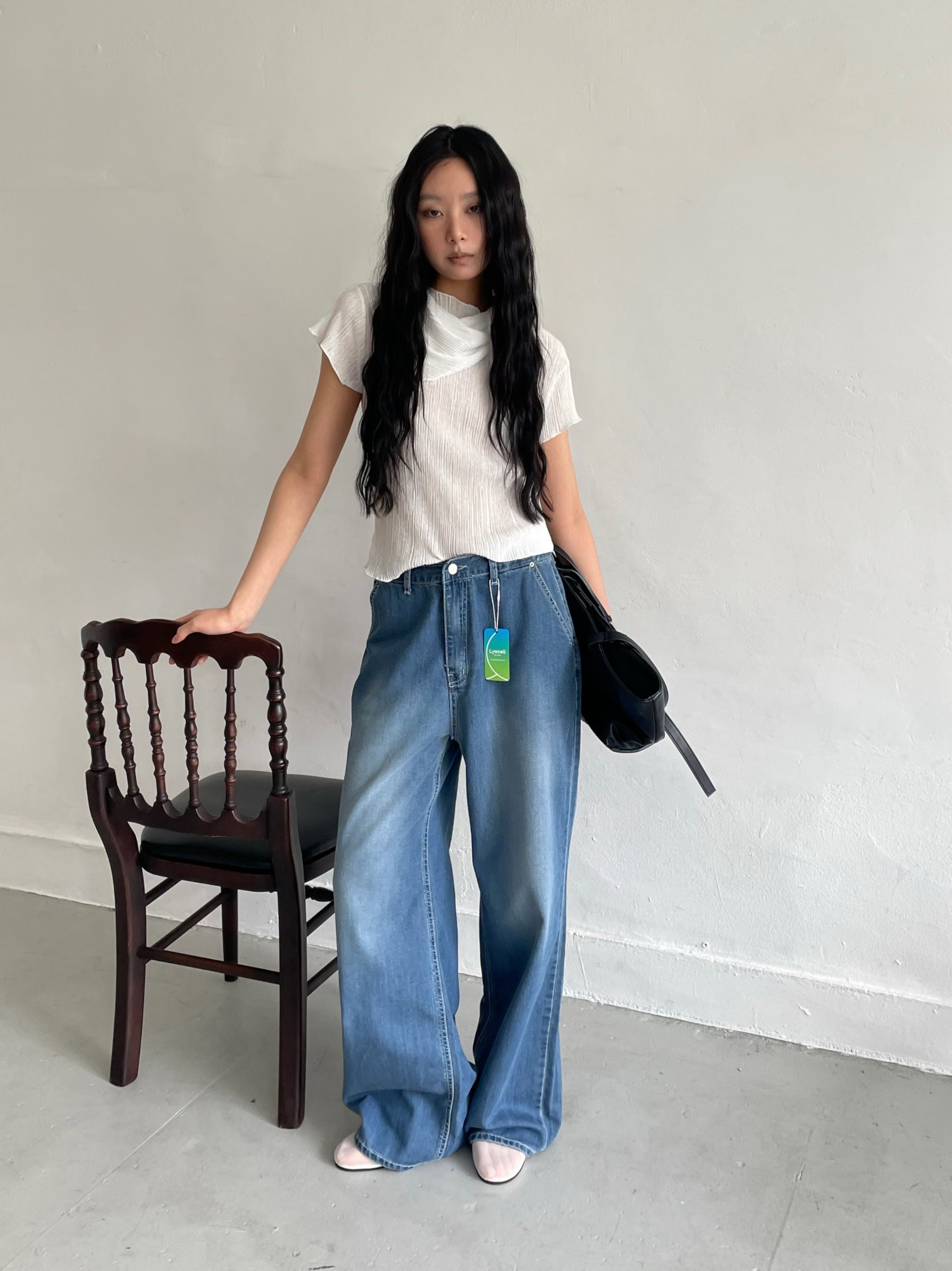 MISSJEAN東大門實拍女士新品職業推薦休閑26春夏熱賣牛仔褲MISSJEAN牛仔褲