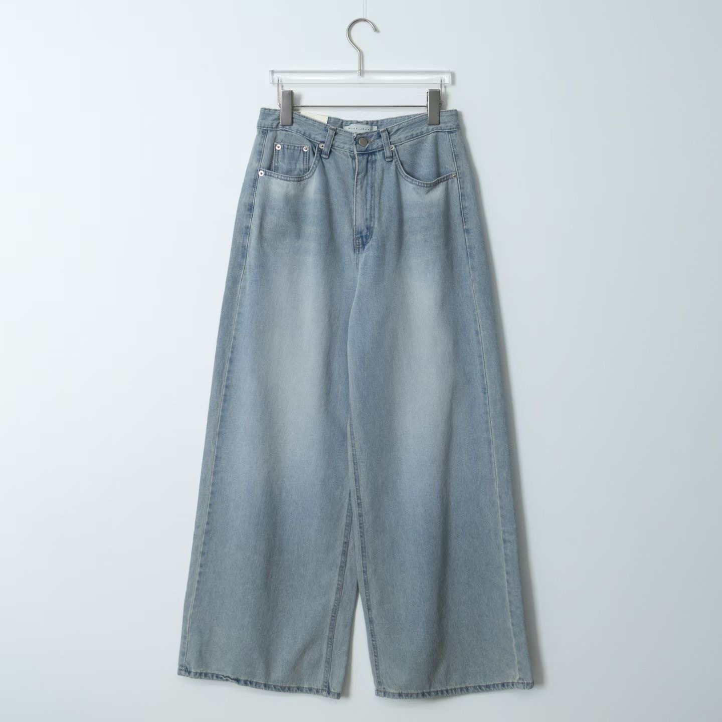 MISSJEAN東大門代購女士新品時尚人氣休閑26春夏真品牛仔褲MISSJEAN牛仔褲圖色1