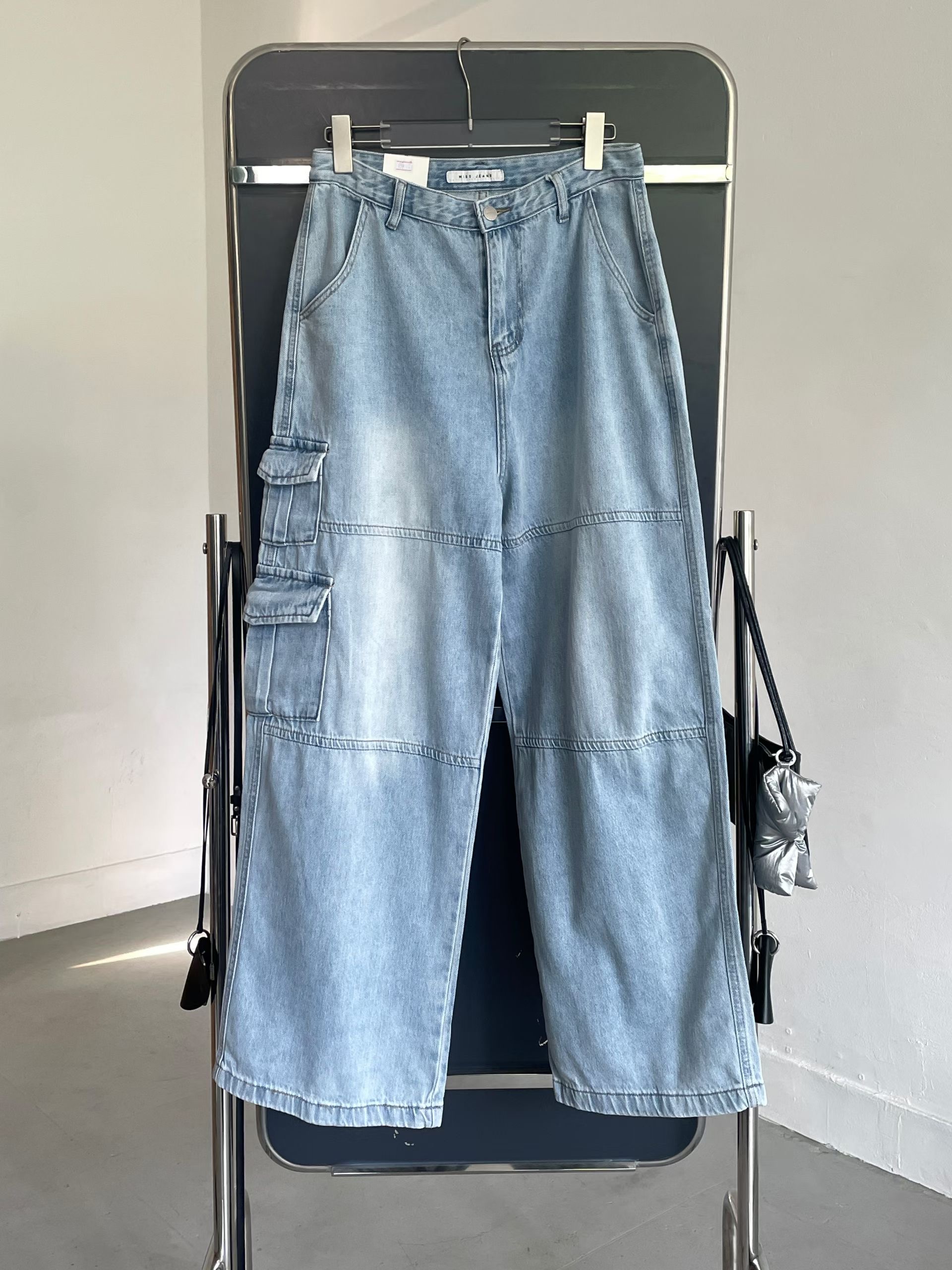 MISSJEAN東大門直郵女士新品26春夏時尚人氣真品推薦牛仔褲MISSJEAN牛仔褲圖色1