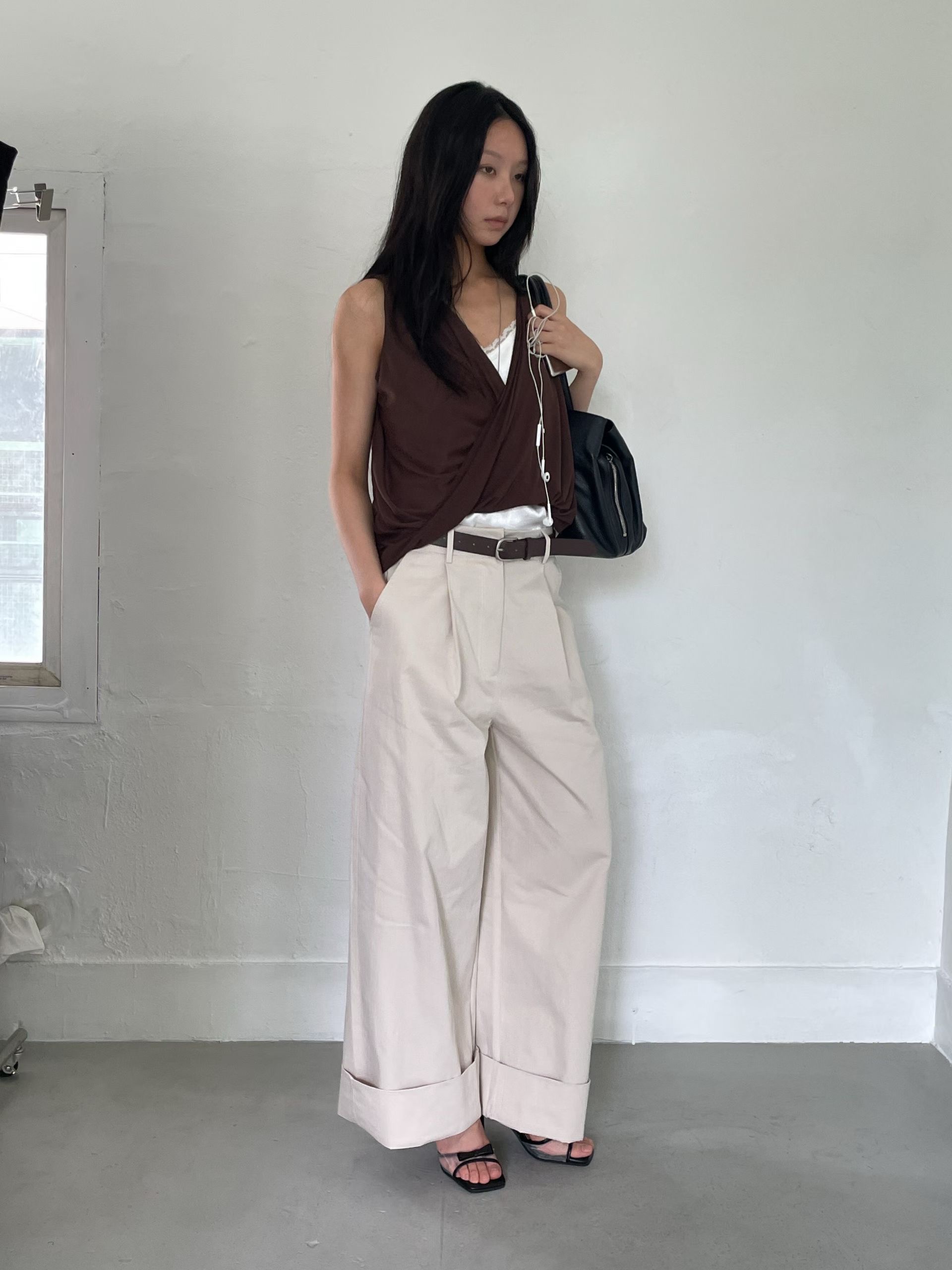 MISSJEAN東大門實拍女士新款推薦職業時尚熱賣休閑休閑褲MISSJEAN休閑褲