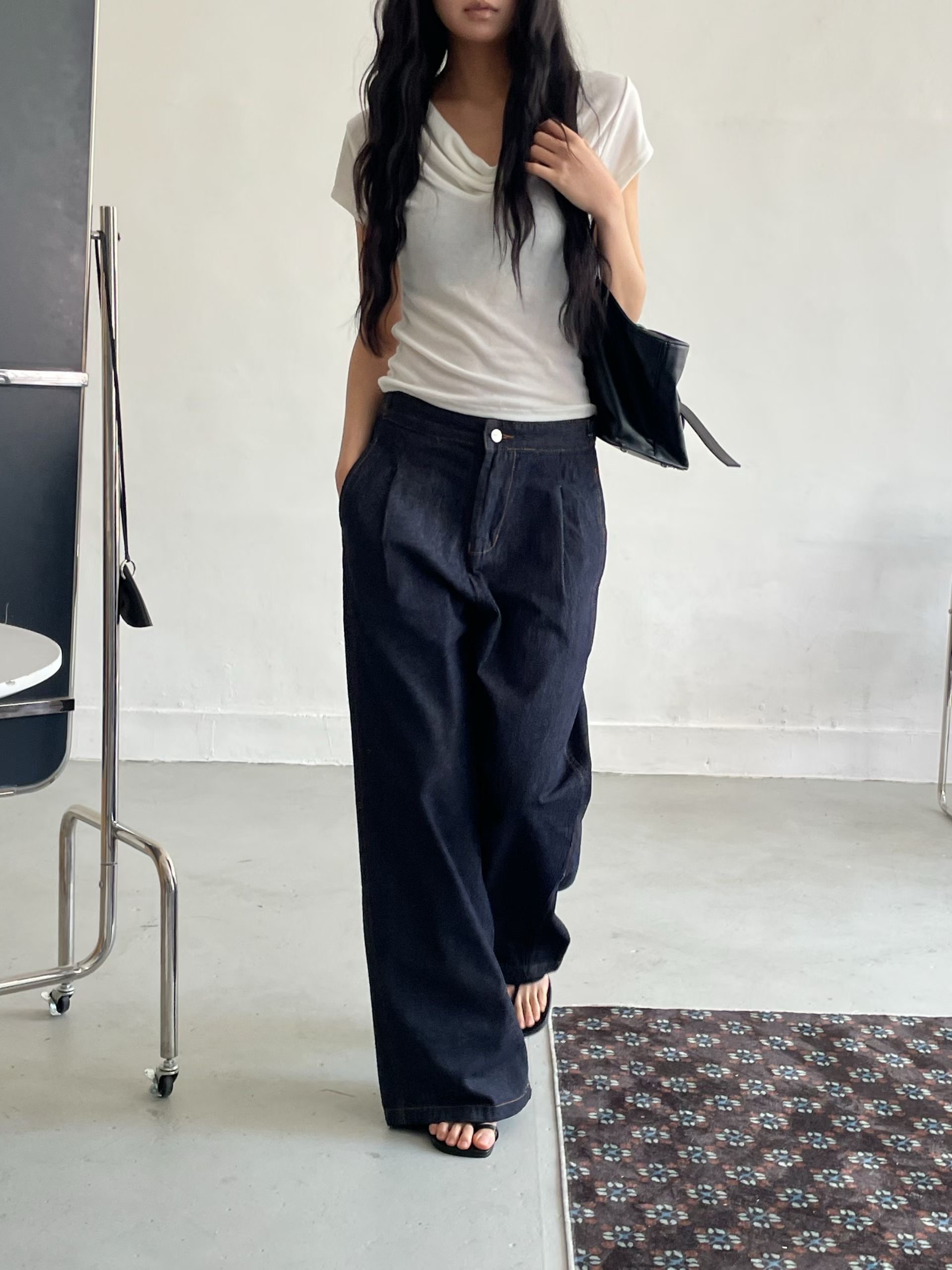 MISSJEAN東大門直郵女士新款時尚人氣休閑推薦26春夏牛仔褲MISSJEAN牛仔褲