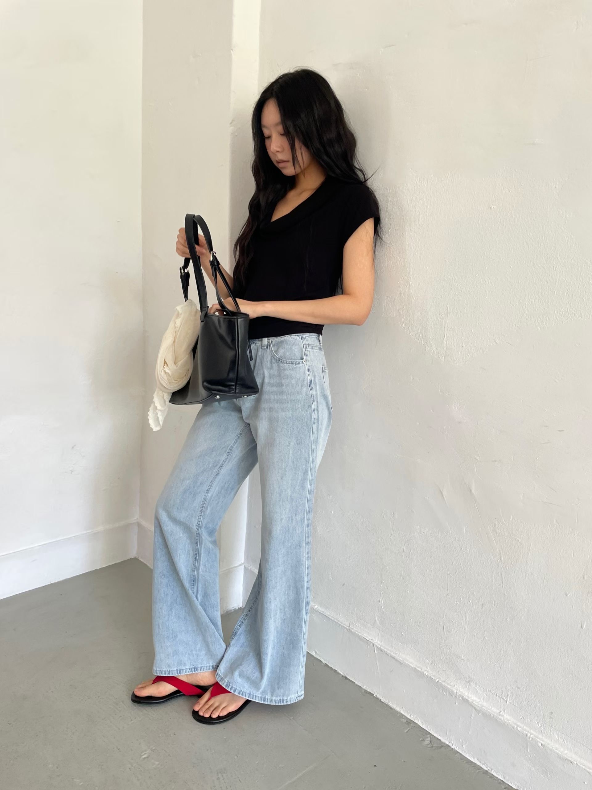 MISSJEAN東大門直郵女士新款人氣職業時尚真品推薦牛仔褲MISSJEAN牛仔褲