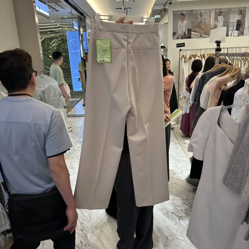 MER東大門代購女裝新款真品時尚人氣職業26春夏熱賣休閑褲MER/ANGELO BIANCO休閑褲