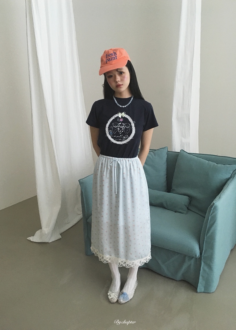 BY CHAPTER東大門實拍女裝新品人氣熱賣26夏季休閑長裙緞面BY Chapter長裙