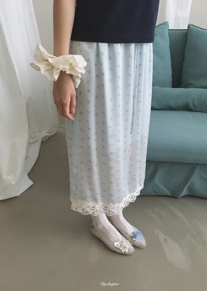 BY CHAPTER東大門實拍女裝新品人氣熱賣26夏季休閑長裙緞面BY Chapter長裙