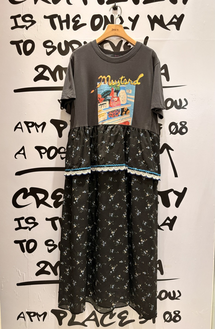 2ND K東大門直郵女裝新品26春夏休閑時尚真品人氣連衣裙絨2ND K連衣裙圖色2