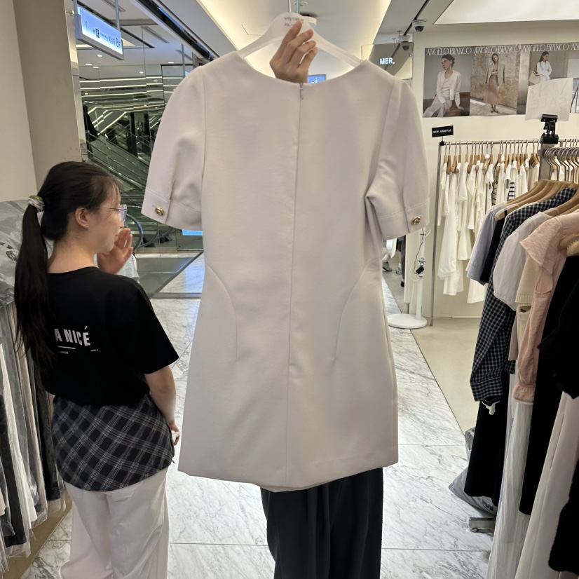 MER東大門代購女士新品26春夏人氣時尚熱賣推薦職業連衣裙MER/ANGELO BIANCO連衣裙