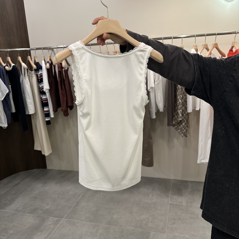URBANSTORY/REMAKING東大門代購女裝新款26春夏吊帶背心不含內搭蕾絲無袖Remaking/URBANSTORY吊帶/背心