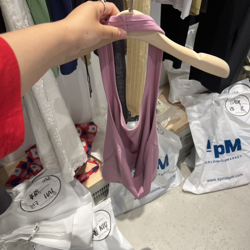 PLATE東大門實拍女士新款熱賣職業推薦休閑吊帶背心露背無袖ANOTHER PLATE MOOD WEAR吊帶/背心