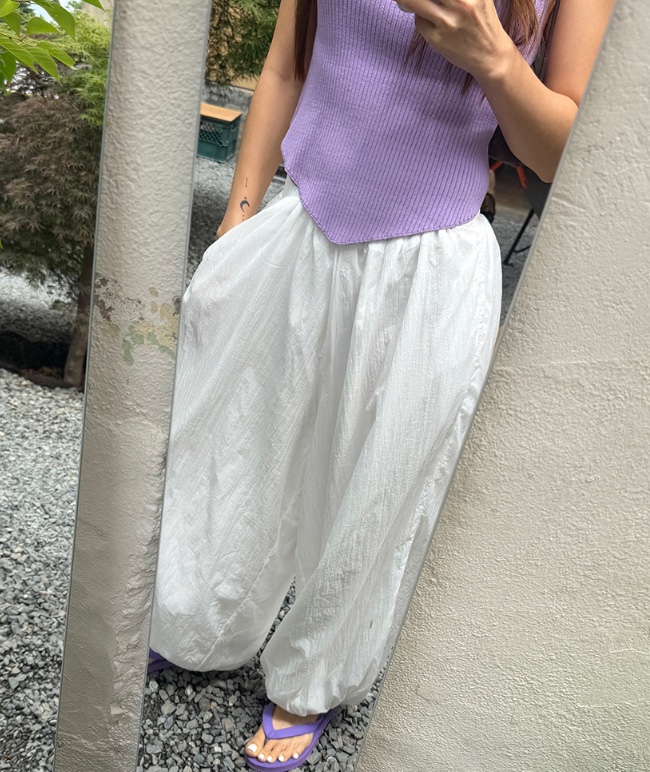 OLA韓國代購女士新品26夏季真品熱賣時尚推薦人氣休閑休閑褲mellor/OLA休閑褲