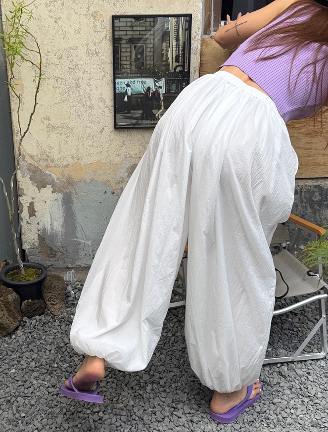 OLA韓國代購女士新品26夏季真品熱賣時尚推薦人氣休閑休閑褲mellor/OLA休閑褲