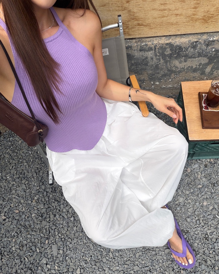 OLA韓國代購女士新品26夏季真品熱賣時尚推薦人氣休閑休閑褲mellor/OLA休閑褲