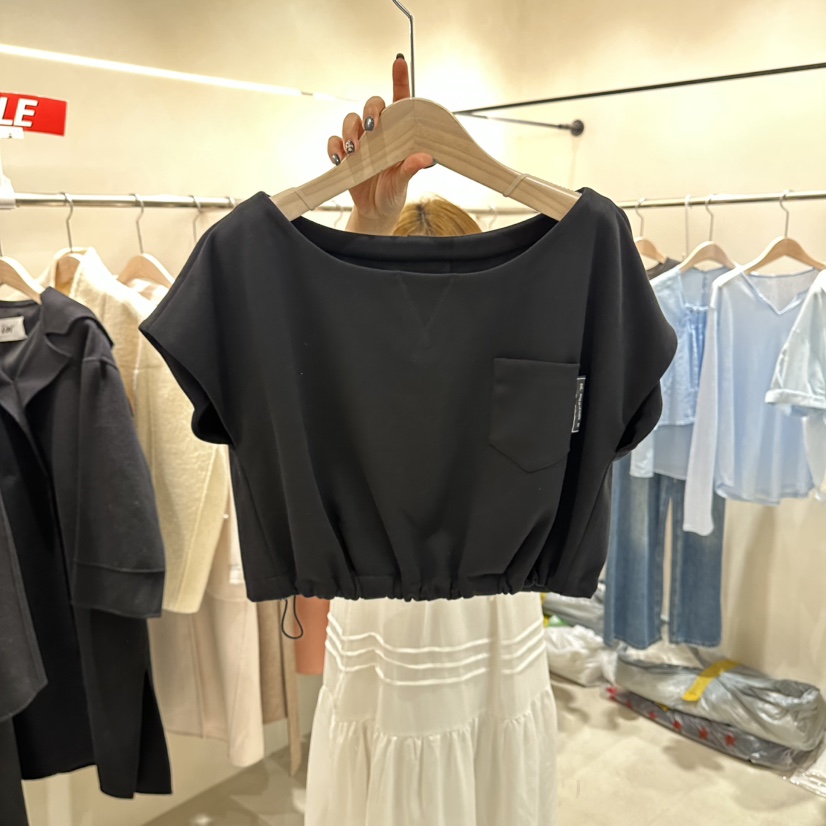 Color B東大門實拍女裝新款真品推薦26春夏職業時尚T恤折扣Color BT恤圖色1