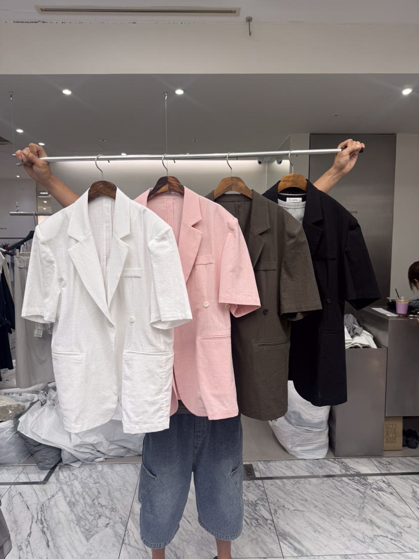 PAIRING東大門直郵女裝新品推薦真品熱賣西裝西服亞麻開衩PAIRING西裝/西服