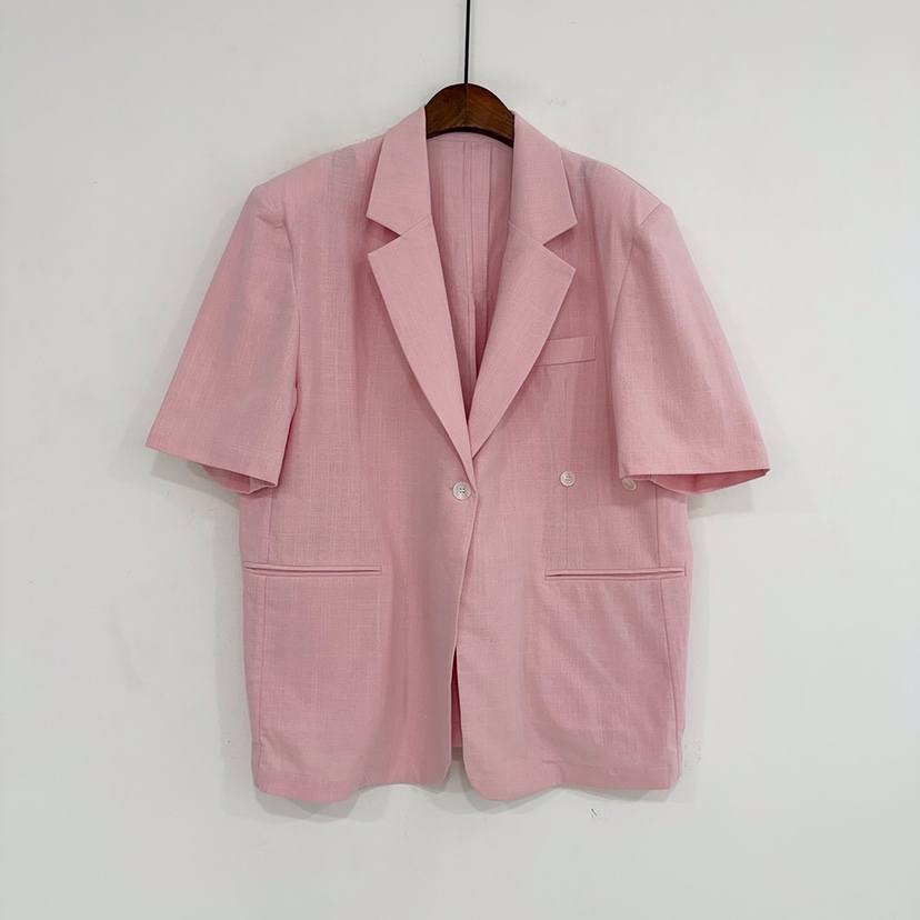 PAIRING東大門直郵女裝新品推薦真品熱賣西裝西服亞麻開衩PAIRING西裝/西服圖色4