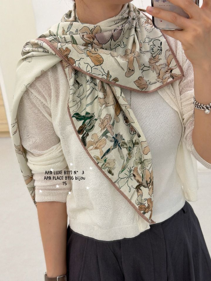 N3韓國直郵女士新款職業真品人氣時尚熱賣推薦圍巾披肩雙面N3圍巾/披肩