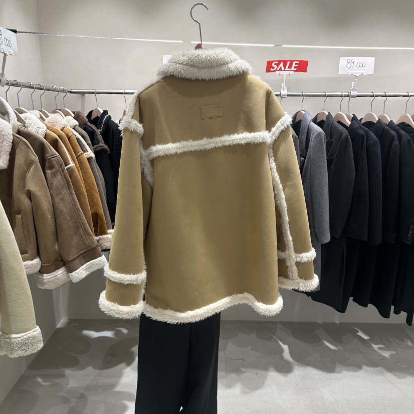 Color B東大門直郵女裝新款26春夏休閑熱賣真品短款大衣Color B短款大衣