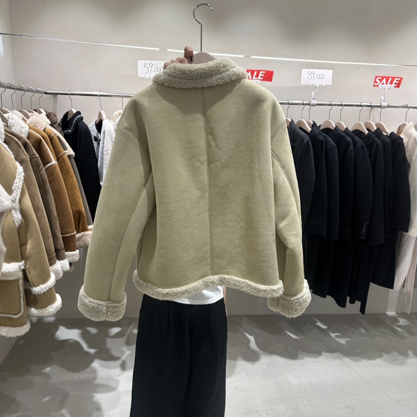Color B東大門直郵女裝新品人氣休閑26春夏職業短款大衣Color B短款大衣