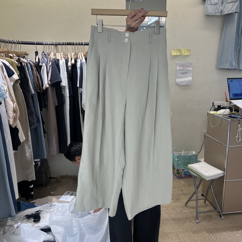 W AND J韓國代購女裝新款時尚休閑真品人氣推薦熱賣休閑褲W AND J休閑褲圖色2
