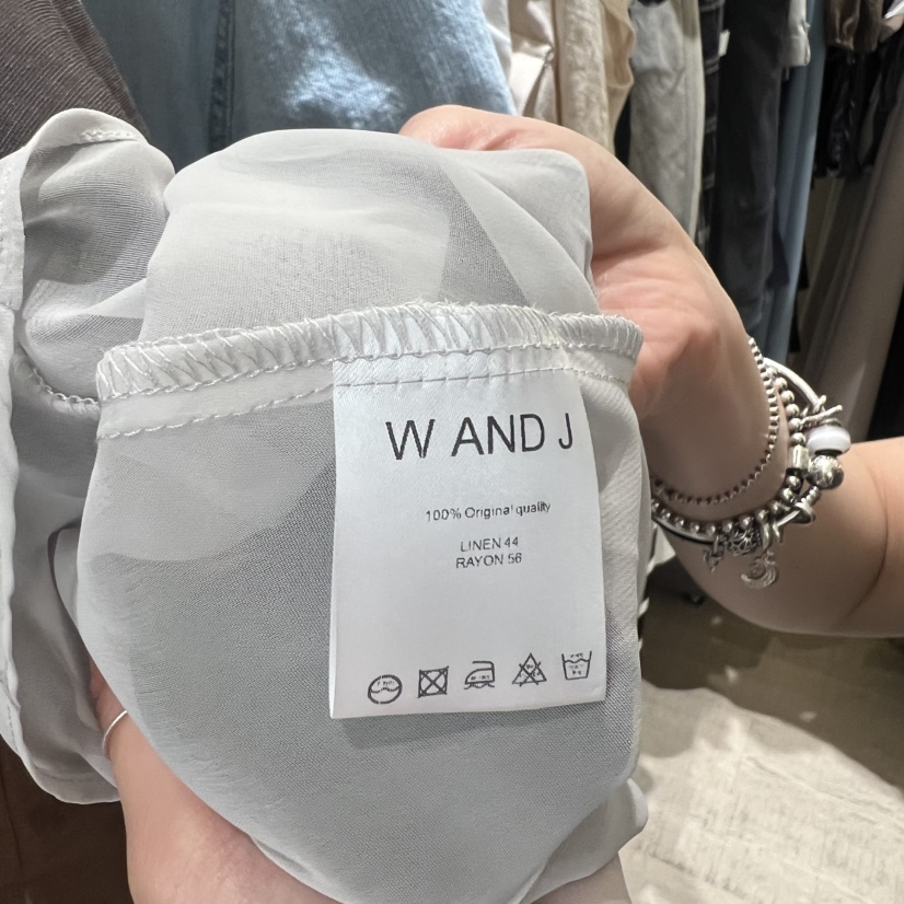W AND J東大門直郵女士新款真品人氣26春夏時尚吊帶背心W AND J吊帶/背心
