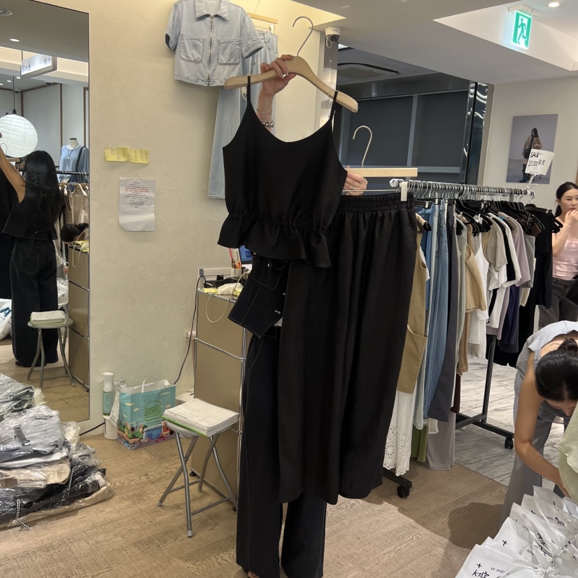W AND J韓國代購女裝新款26春夏休閑時尚真品人氣套裝套裝W AND J套裝圖色3
