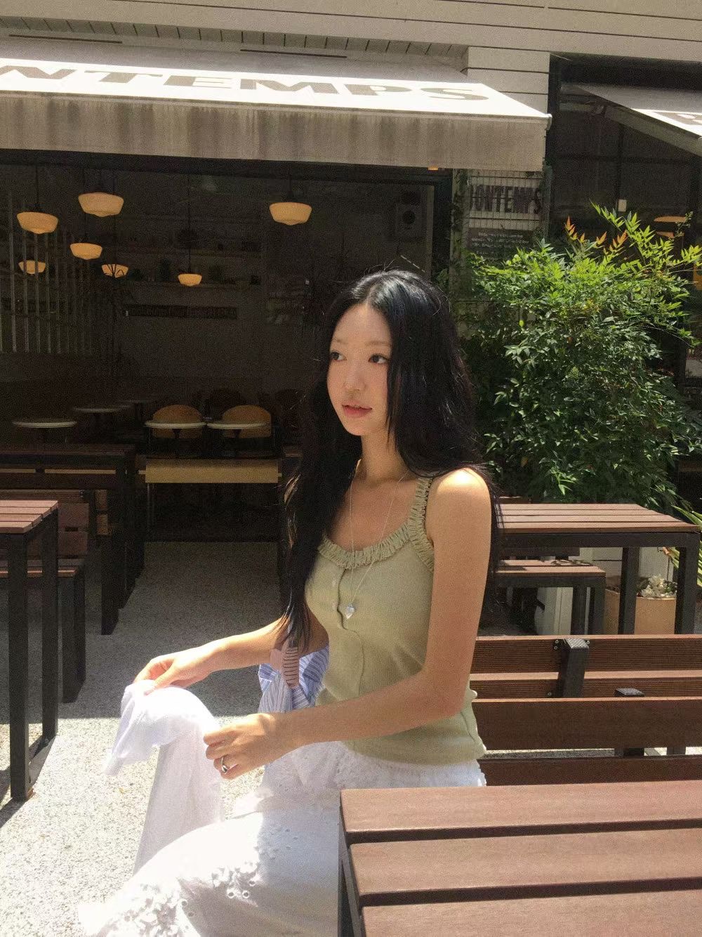 MAYFLOWER東大門直郵女裝新款26春夏推薦真品吊帶背心褶邊MAYFLOWER吊帶/背心圖色3