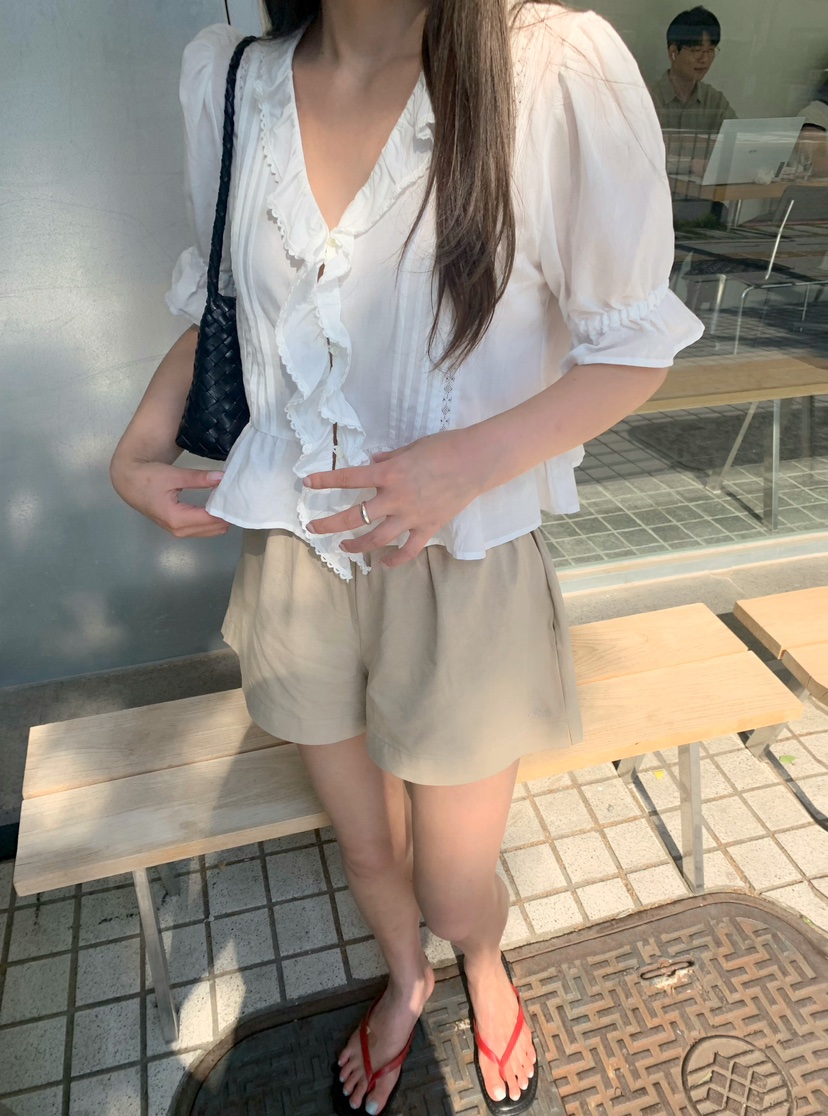 RIETTE韓國直郵女裝新品休閑職業推薦時尚真品26春夏短褲RIETTE短褲