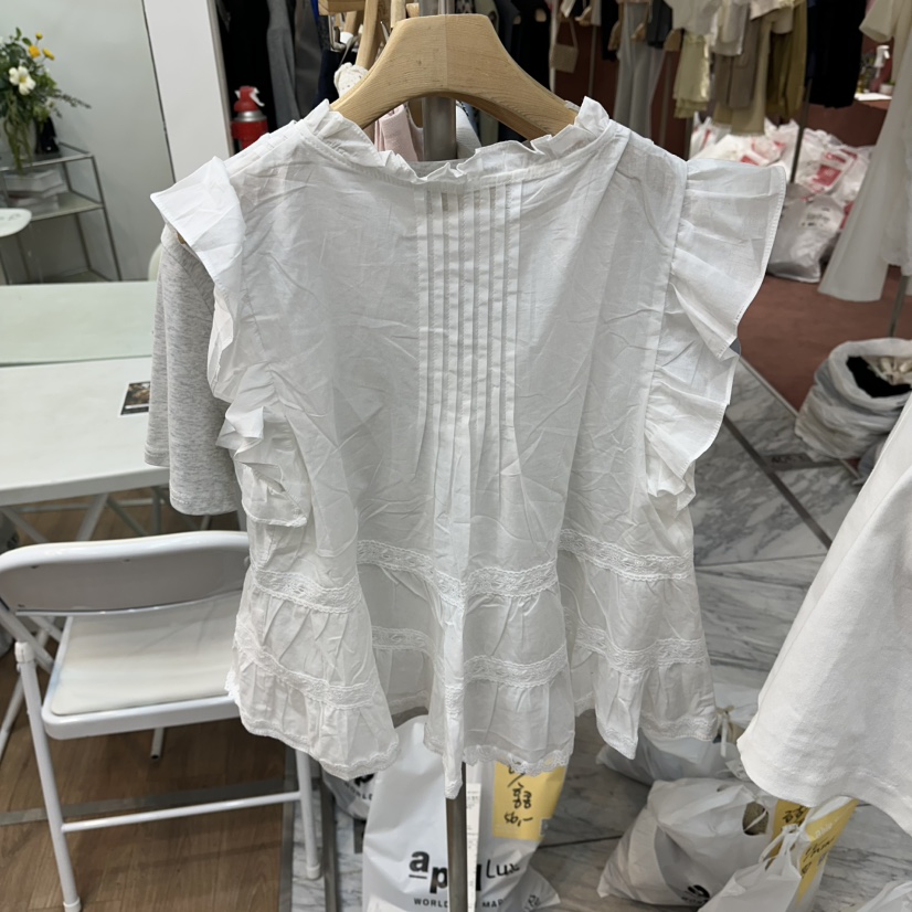 ABLESTUDIO韓國代購女士新品時尚人氣熱賣推薦襯衫蕾絲衫ABLESTUDIO襯衫/蕾絲衫