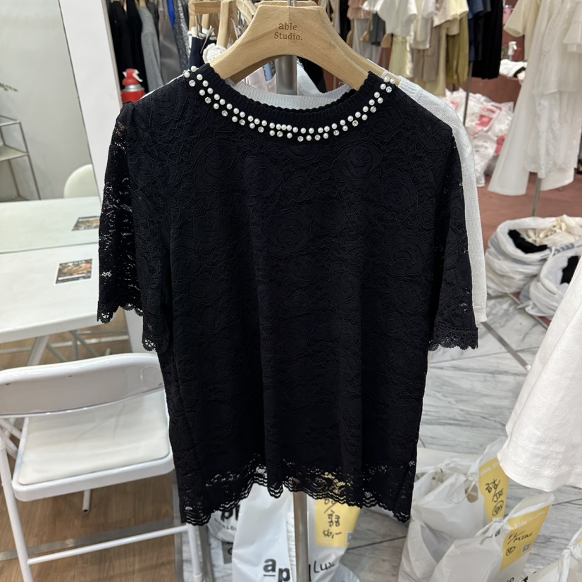 ABLESTUDIO韓國代購女士新品人氣職業真品熱賣襯衫蕾絲衫ABLESTUDIO襯衫/蕾絲衫圖色2