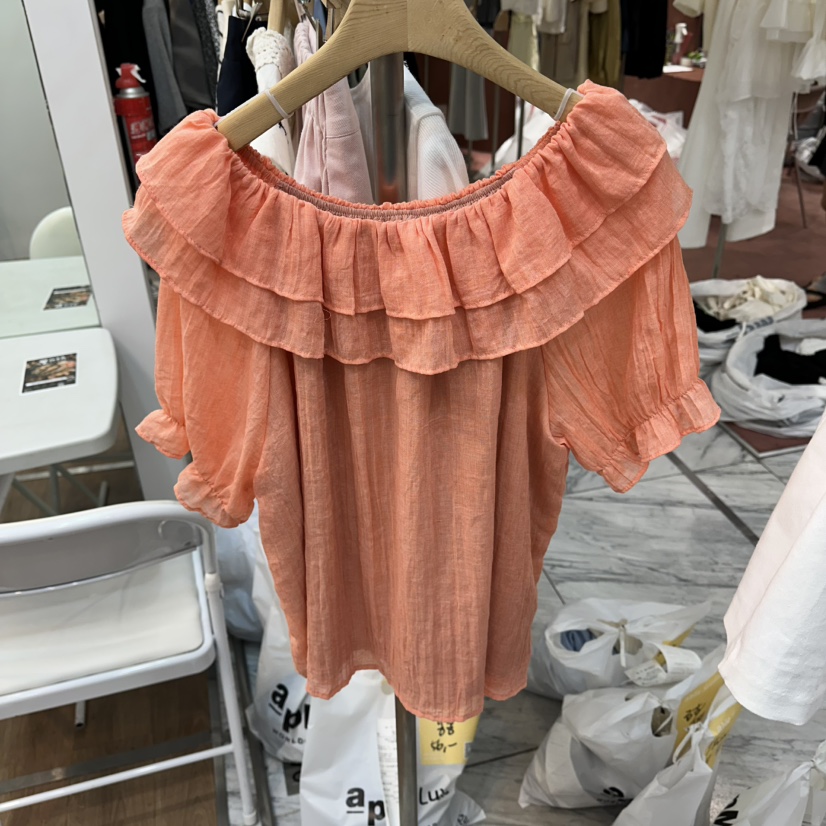 ABLESTUDIO東大門代購女士新款熱賣休閑真品時尚襯衫蕾絲衫ABLESTUDIO襯衫/蕾絲衫