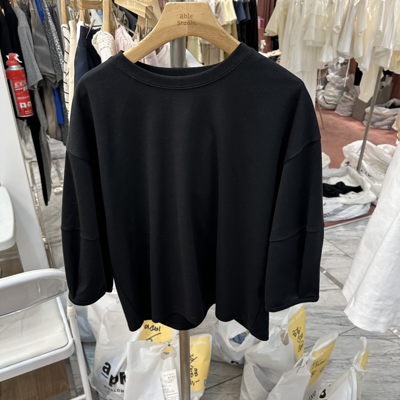 ABLESTUDIO東大門實拍女士新款熱賣職業休閑時尚真品推薦T恤ABLESTUDIOT恤圖色1