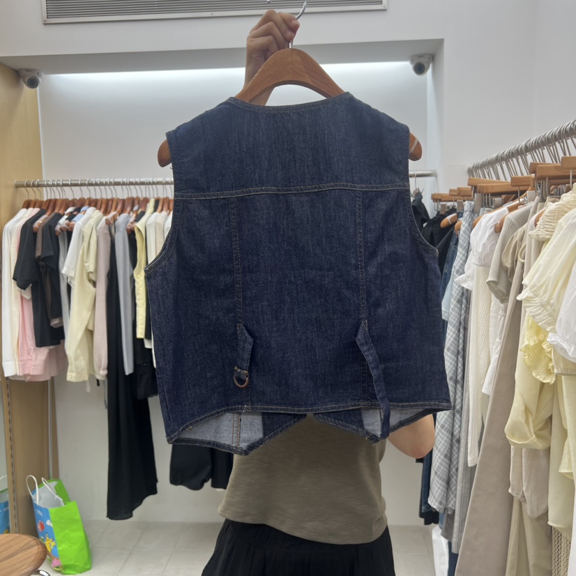 DRESS ROOM東大門實拍女士新品人氣26春夏休閑推薦真品馬甲DRESS ROOM馬甲