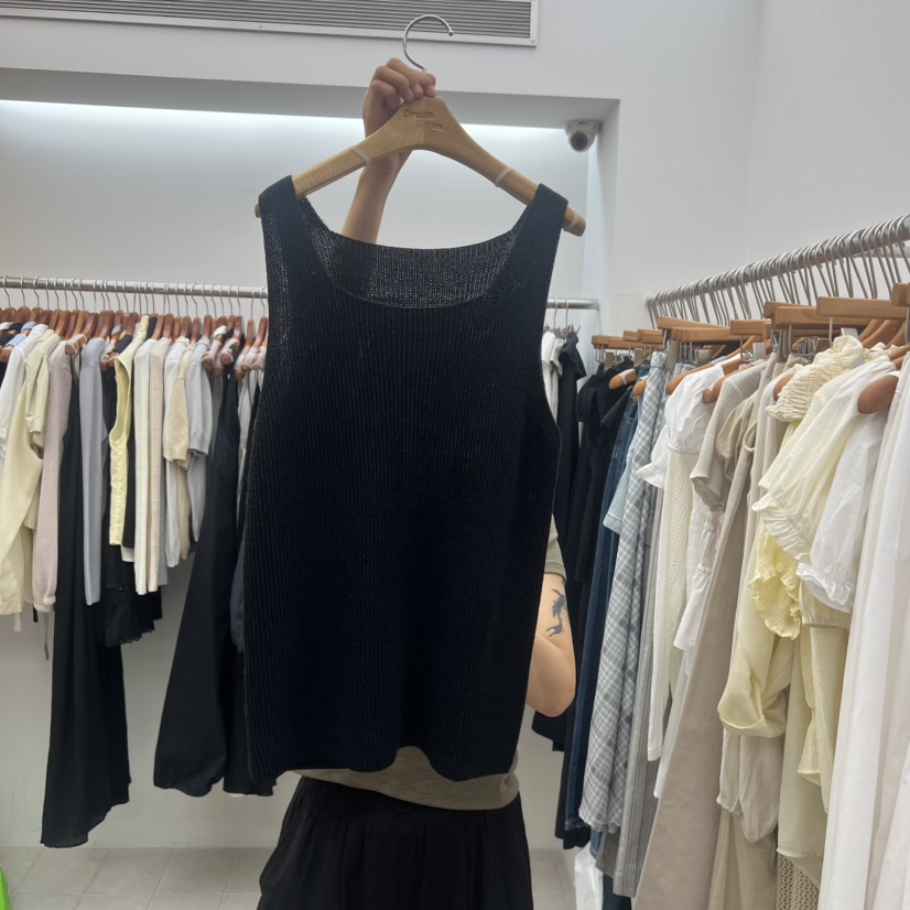 DRESS ROOM東大門直郵女裝新款26春夏時尚真品職業吊帶背心DRESS ROOM吊帶/背心圖色1
