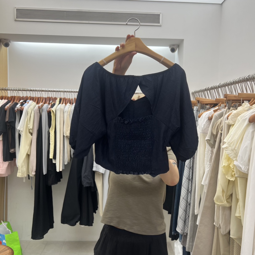 DRESS ROOM東大門實拍女裝新款人氣26春夏時尚襯衫蕾絲衫DRESS ROOM襯衫/蕾絲衫