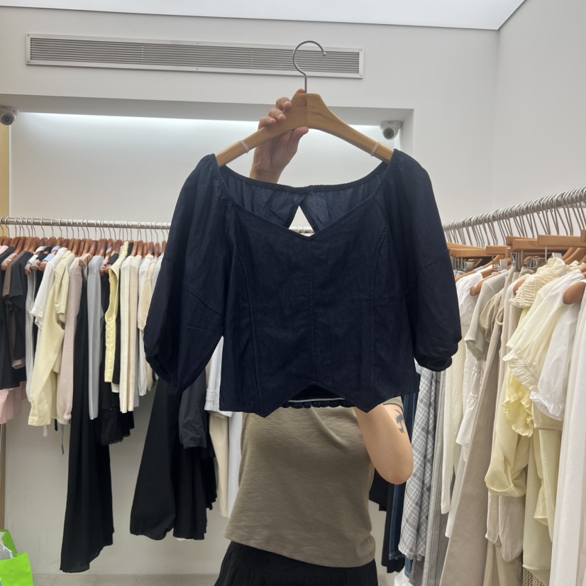 DRESS ROOM東大門實拍女裝新款人氣26春夏時尚襯衫蕾絲衫DRESS ROOM襯衫/蕾絲衫圖色1